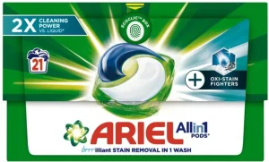 Ariel Machine Power Capsule Washing Powder (Pack of 4x 21 Pods) | Shop Online