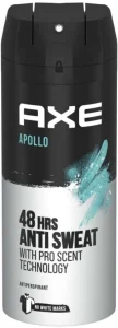 Axe Anti- Perspirant Aerosol Apollo Deodorant Spray – For Men (150 ml) | Shop Online