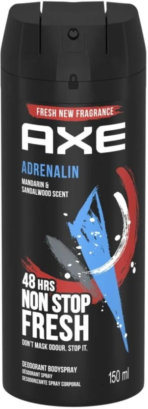 Axe Deodorant Adrenalin Spray For Men (150 ml)| Shop Online - Image 2