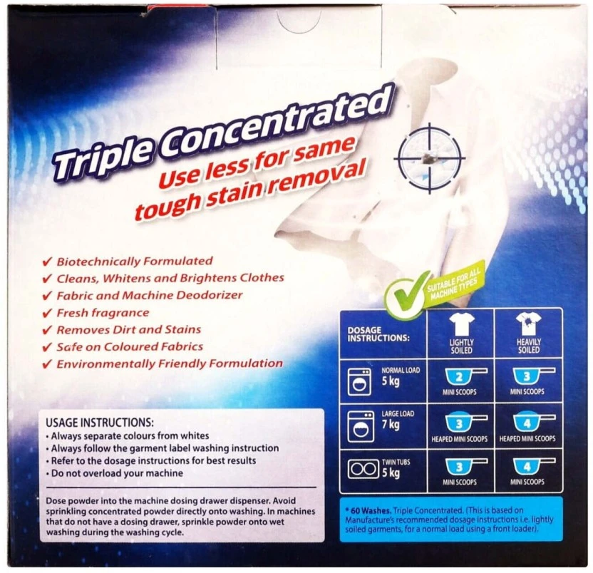 Bio Classic Triple Action Washing Powder (1.5 kg) | Shop Online - Image 3