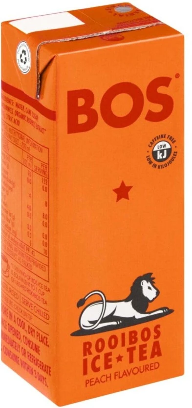 Bos Peach Flavoured Rooibos Iced Tea (200 ml) | Shop Online - Image 2