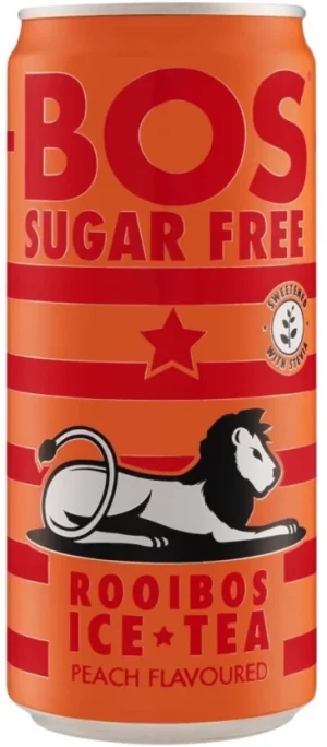 Bos Sugar Free Peach Flavoured Rooibos Iced Tea (300 ml) | Shop Online
