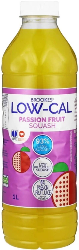 Brookes Low-Cal Passion Fruit Squash (1 L) | Shop Online