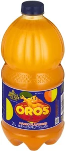Brookes Oros Mango Flavoured Blended Fruit Squash (2 L Pack of 6) | Shop Online