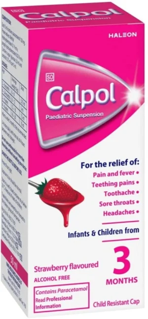 Calpol Paediatric Syrup Liquid (50 ml) | Shop Online