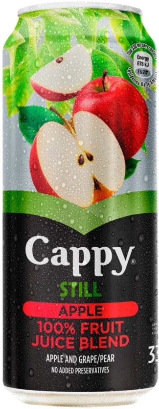 Cappy Still Apply 100% Fruit Juice Blend (24 x 330 ml) | Shop Online - Image 3