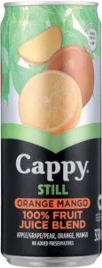 Cappy Still Orange Mango 100 % Fruit Juice Blend (330 ml) | Shop Online