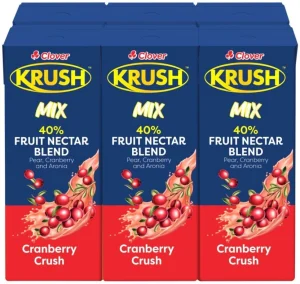 Clover Krush Mix 40% Fruit Nectar (6 x 200 ml) | Shop Online