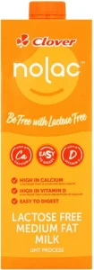 Clover Nolac Lactose Free Medium Fat, Milk Flavour (1 L) | Shop Online