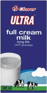 Clover Ultra Uht Full Cream Milk (500 ml) | Shop Online