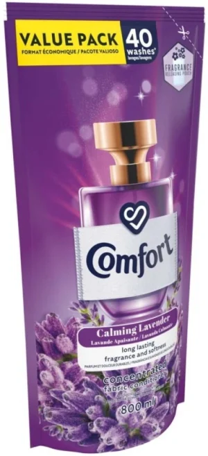 Comfort Calmimg Levender Concentrated Fabric Conditioner Softener (12 x 800 ml | Shop Online