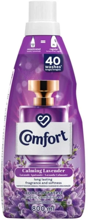 Comfort Calmimg Levender Concentrated Fabric Softener (800 ml) | Shop Online