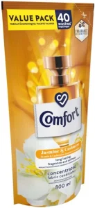 Comfort Jasmine Cashmere Concentrated Fabric Conditioner Softener (800 ml) | Shop Online