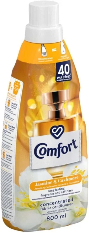 Comfort Jasmine & Cashmere Concentrated Fabric Softener (800 ml) | Shop Online