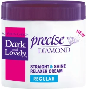 Dark And Lovely Precise Diamond Regular Straight & Shine Relaxer Cream All Hair Types (450 ml) | Shop Online