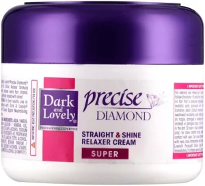 Dark And Lovely Precise Diamond Super Straight & Shine Relaxer Cream All Hair Types (Pack of 12 x 250 ml) | Shop Online