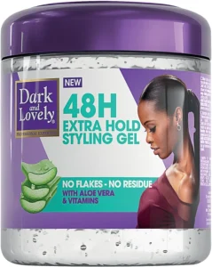 Dark And Lovely 48H Extra Hold Styling Gel Normal Hair (Pack of 12 x 450 ml) | Shop Online