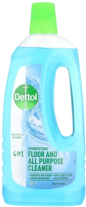 Dettol Disinfectant Floor & All Purpose Cleaner Aqua (6 x 750 ml) | Shop Online