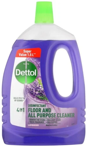 Dettol Disinfectant Floor & All Purpose Cleaner Lavender (6 x 1.5 L) | Shop Online
