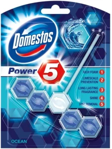 Domestos Power 5 Ocean Rim Block (55 g) | Shop Online
