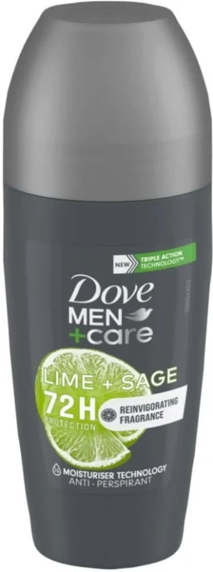 Dove Anti Perspirant Lime Sage Deodorant Roll on For Men 50 ml | Shop Online