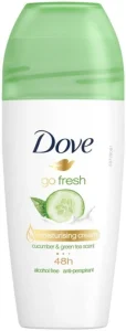 Dove Go Fresh Cucumber & Green Tea Scent Deodorant Roll-on – For Women (50 ml Pack of 6) | Shop Online