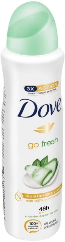 Dove Go Fresh Moisturising Cream Deodorant Spray - For Women (150 ml) | Shop Online - Image 3