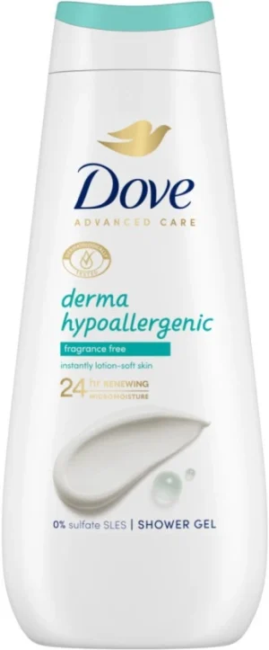 Dove Hypoallergenic Shower Gel Body Wash (400 ml) | Shop Online