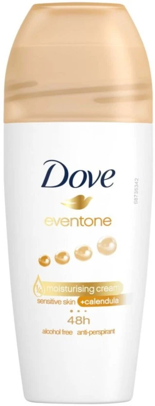 Dove Roll on Eventone Sensitive Deodorant - For Men & Women (50 ml) | Shop Online