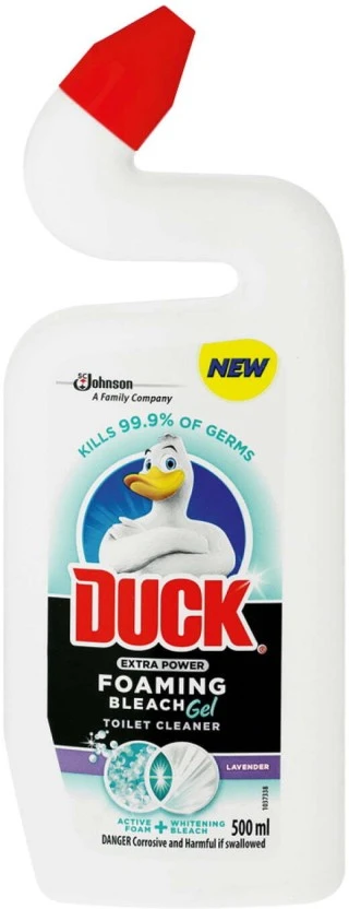 Duck Foaming Bleach Lavender Gel Toilet Cleaner (6 x 500 ml) | Shop Online - Image 2