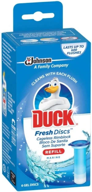Duck Fresh Discs Marine Gel Toilet Cleaner (6 Wipes) | Shop Online