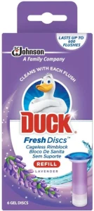 Duck Fresh Discs Refill Lavender Gel Toilet Cleaner (6 Wipes) | Shop Online
