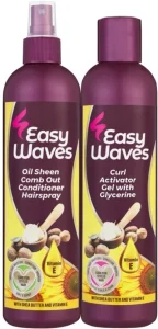 Easy Waves Oil Sheen Comb Out Conditioner Spray All Hair Types (250 ml) | Shop Online