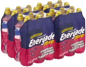 Energade Zero Strawberry and Cucumber Flavoured Sports Drink (24 x 500 ml) | Shop Online