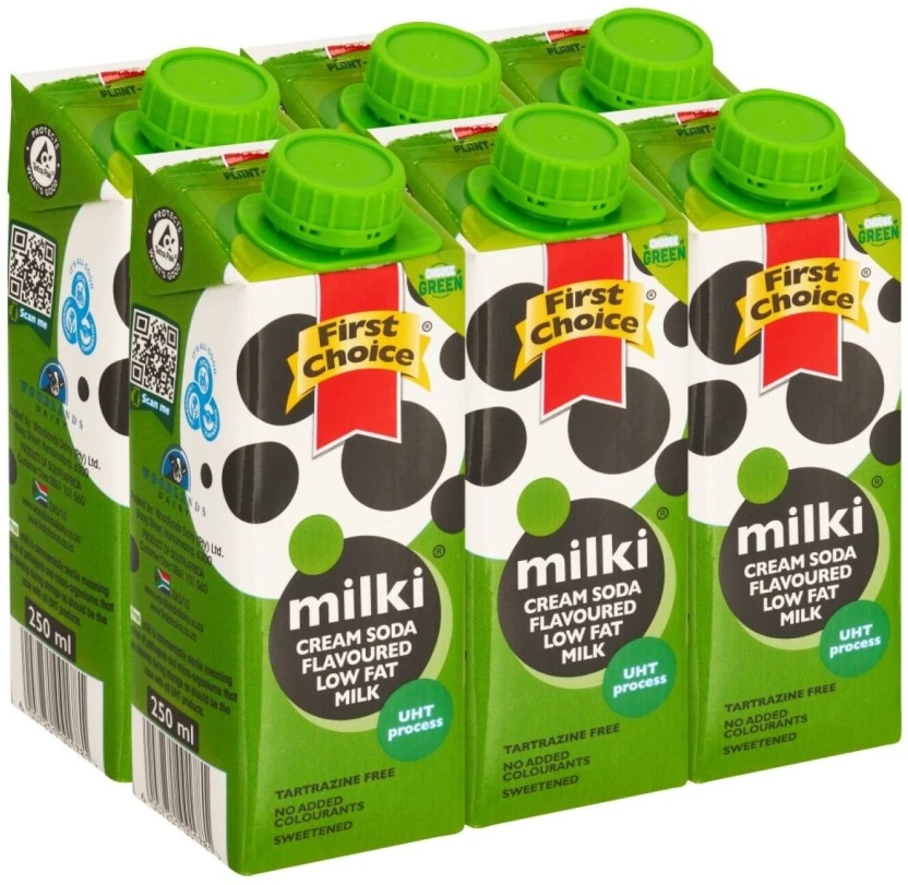 First Choice Milki Cream Soda Low Fat Milk (6 x 250 ml) | Shop Online - Image 2