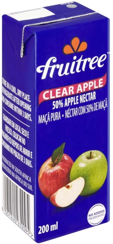 Fruitree Clear Apple Nectar (200 ml) | Shop Online