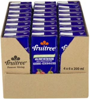 Fruitree Mediterranean Fruit Nectar Blend (24 x 200 ml) | Shop Online