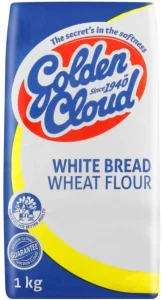 Golden Cloud White Bread Wheat Flour (1 kg Pack of 10) | Shop Online