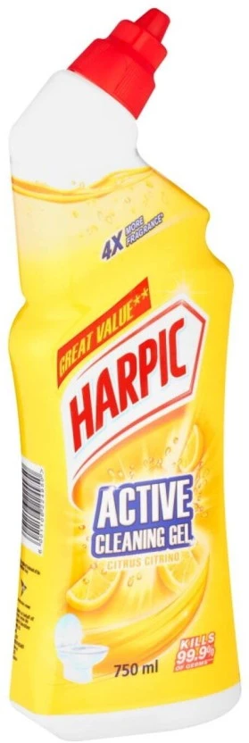 Harpic Active Cleaning Citrino Citrus Gel Toilet Cleaner (750 ml) | Shop Online