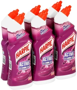 Harpic Active Cleaning Lavender Gel Toilet Cleaner (6 x 750 ml) | Shop Online