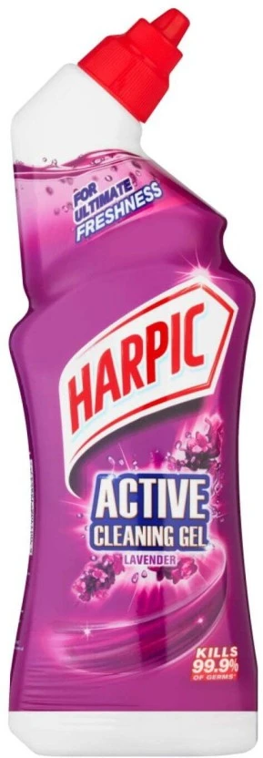Harpic Active Cleaning Lavender Gel Toilet Cleaner (750 ml) | Shop Online