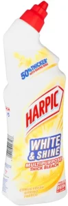 Harpic White & Shine Multipurpose Thick Bleach Citrus Liquid Toilet Cleaner (12 x 750 ml) | Shop Online