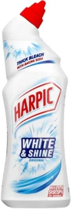 Harpic White & Shine Multipurpose Thick Bleach Original Liquid Toilet Cleaner (750 ml) | Shop Online