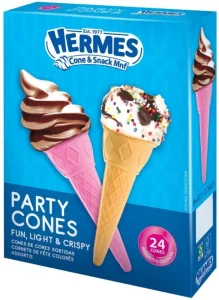 Hermes Ice cream party cones 24’S Icing (100 g) | Shop Online