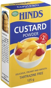 Hinds Tartrazine Free Custard Powder (125 g) | Shop Online