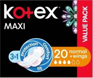 Kotex Designer Maxi Pads Normal Maxisize Sanitary Pad (Pack of 20) | Shop Online