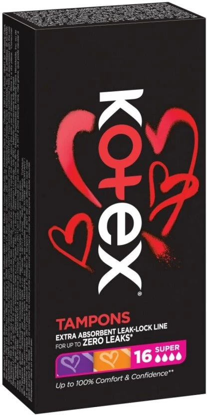 Kotex Designer Tampons - Super (Pack of 32) | Shop Online - Image 3