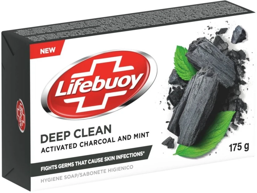 Lifebuoy Deep Clean Activated Hygiene Soap Charcoal & Mint (6 x 175 g) | Shop Online - Image 4