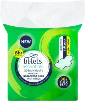 Lil-Lets Essential Bulk Pack Regularsize Sanitary Pad (Pack of 30) | Shop Online