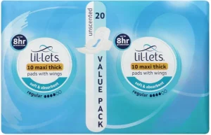 Lil-Lets Maxi Thick Pads Regular Maxisize Sanitary Pad (Pack of 20) | Shop Online